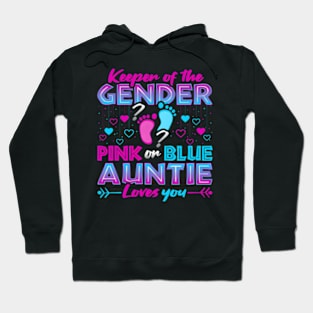 Keeper Of The Gender K Or Blue Auntie Loves You Reveal Hoodie